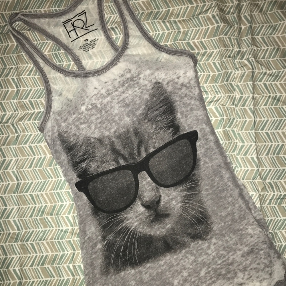 Graphic tank top- XS - never worn
